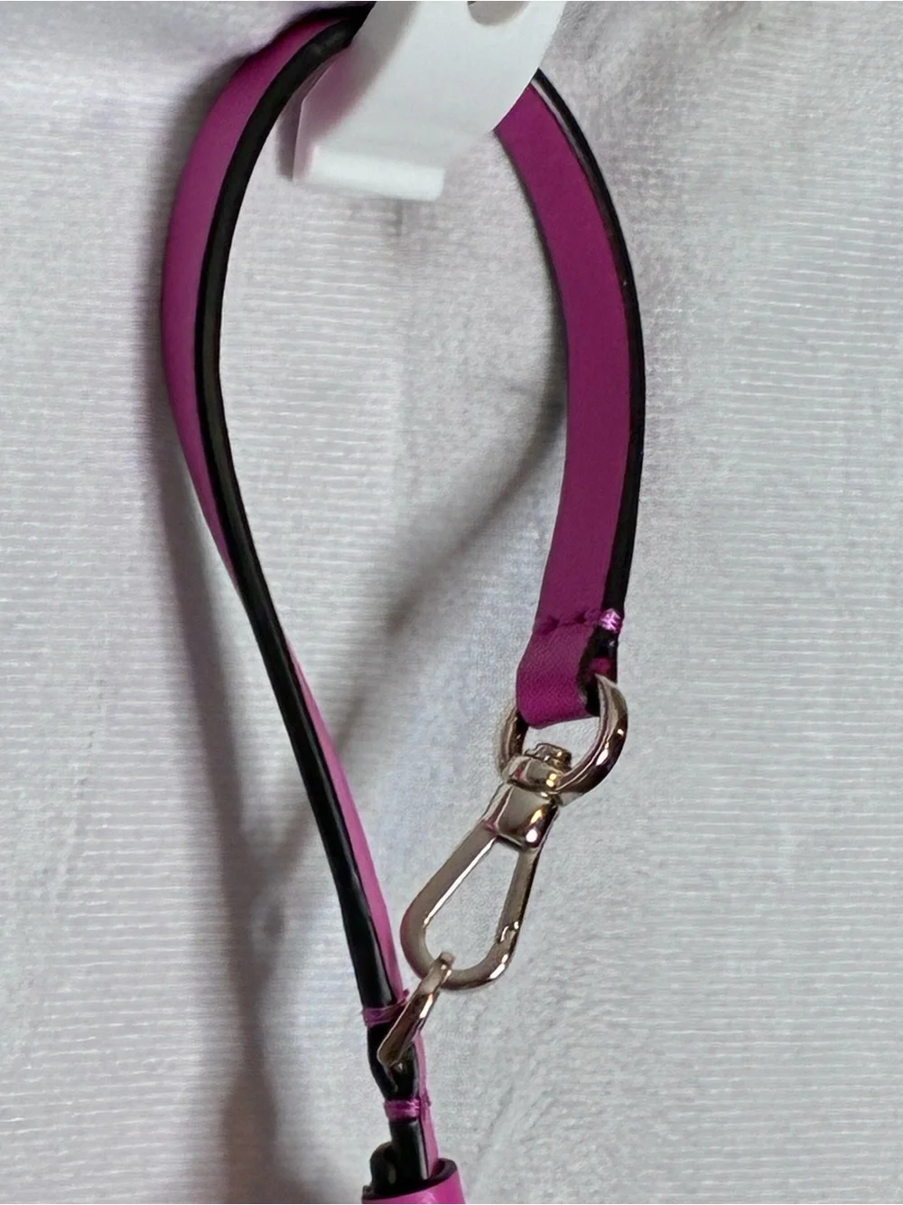 EUC Kate Spade New York Parrot Bag Charm Keychain in Pink & Red
